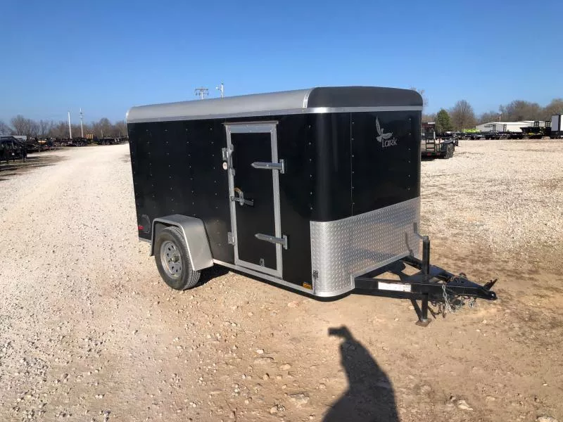2015 Lark 5X10 SINGLE AXLE CARGO W / RAMP DOOR & SPARE