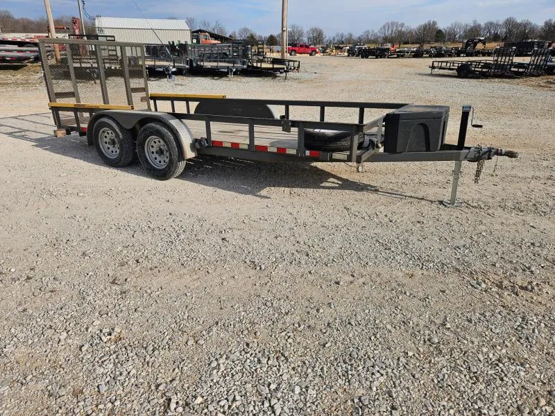 2018 Load N Go 76X16 TANDEM 7K UTILITY W/GORILLA LIFTS 7K JACK & TOOLBOX