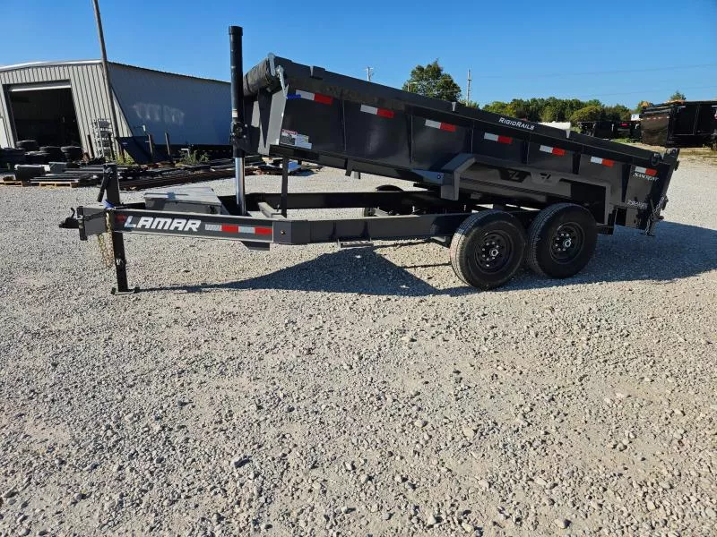 2026 Lamar 83X14 TANDEM 14K TELESCOPIC DUMP W/24" SIDES 7 GAUGE FLOOR & 12" CENTERS
