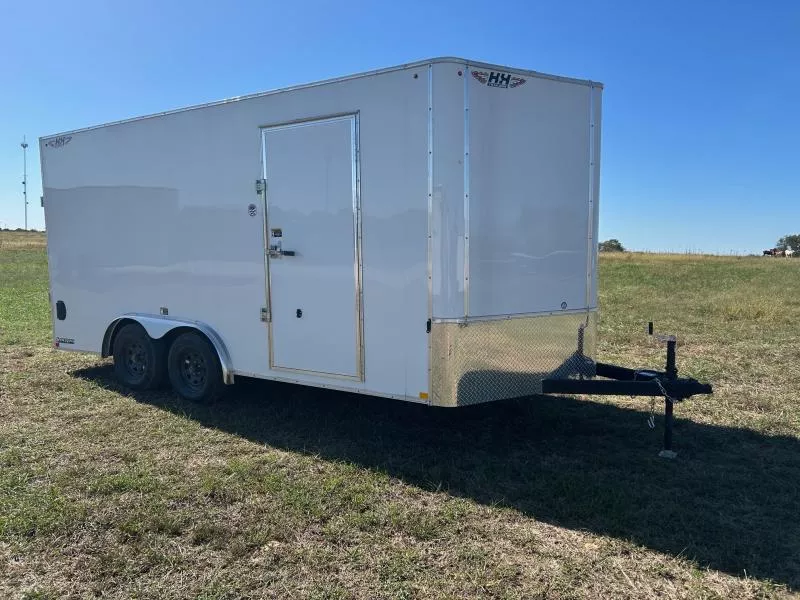 2025 H and H 8x16 Tandem 10K Cargo w/ Ramp Door & 7' Interior Height