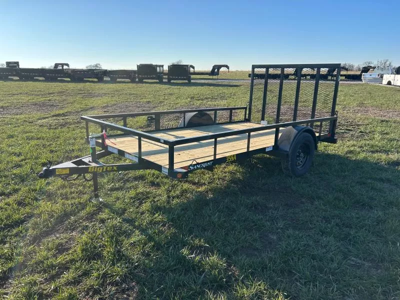 2026 Big Tex 77x12 3K Utility w/ 4' Ramp Gate