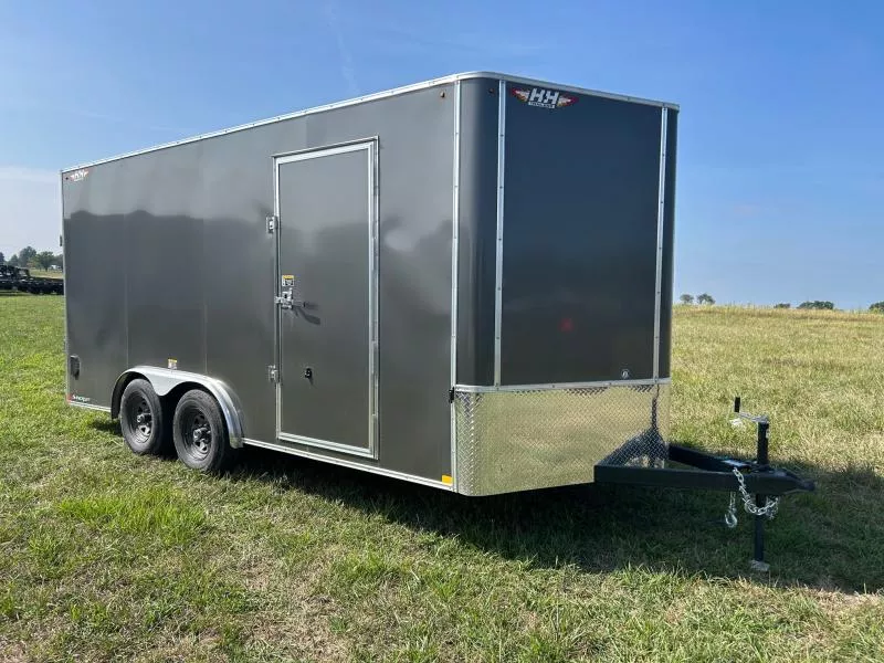 2025 H and H 8x16 Tandem 10K Cargo w/ Ramp Door & 7' Interior Height