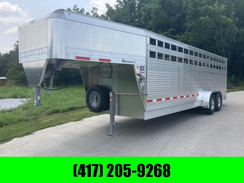 2022 EBY 24'x 6'6 Tandem GN Livestock Trailer 2022 EBY 24'x 6'6 Tandem GN Livestock Trailer