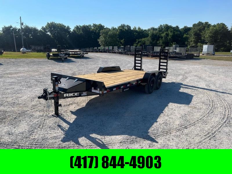 2022 Rice 82x18 14K Equipment Trailer w/ Stand up Ramps 2022 Rice 82x18 14K Equipment Trailer w/ Stand up Ramps