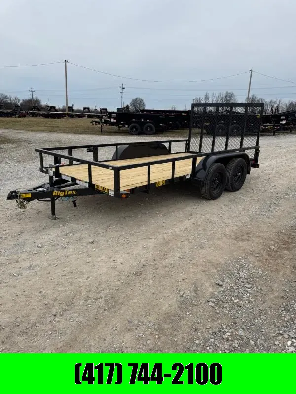2026 Big Tex 77x14 Tandem 7K Utility w/ 4' Ramp Gate in Billings, MO ...