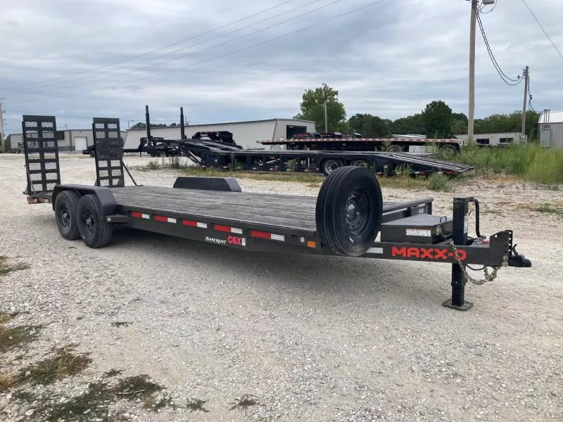 2022 MAXX-D 83X24 TANDEM 14K EQUIPMENT W/ STAND UP RAMPS & TOOL BOX