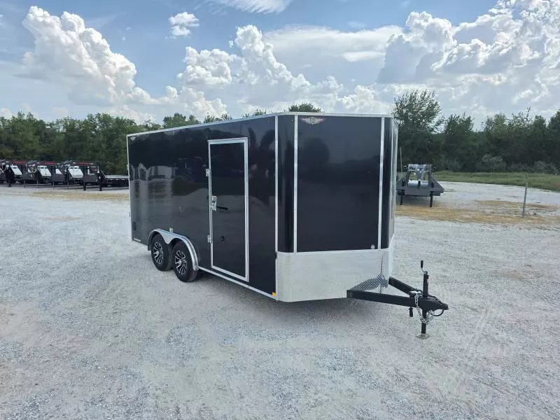 2025 H and H 8x16 Tandem 10K Cargo w/ Ramp Door & 7' Interior Height