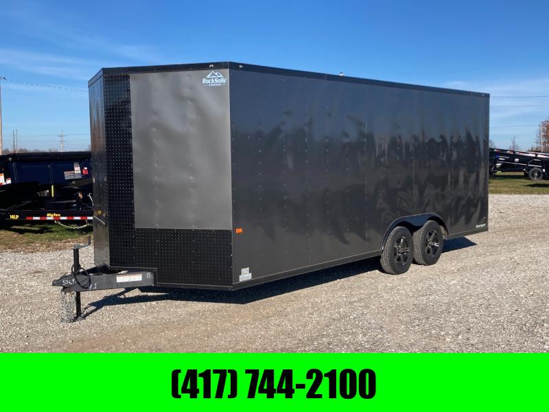 2023 Rock Solid 8.5X20 TANDEM 9.9K CARGO W/ REAR RAMP DOOR & 7 ...