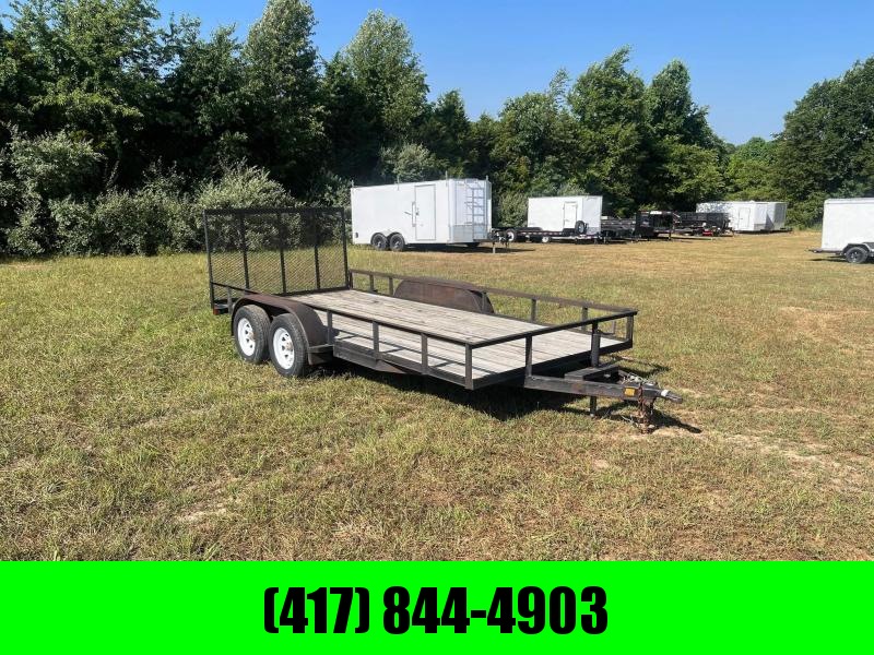 2002 WRAP 77 X 16 UTILITY TRAILER 2002 WRAP 77 X 16 UTILITY TRAILER
