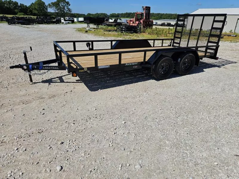2025 Load Trail 83X16 TANDEM 7K TUBE TOP UTILITY W/4' SPRING GATE