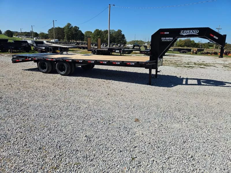 2026 Legend 102X25 TANDEM DUAL LO-PRO GOOSENECK W/10K AXLES & MAX RAMPS