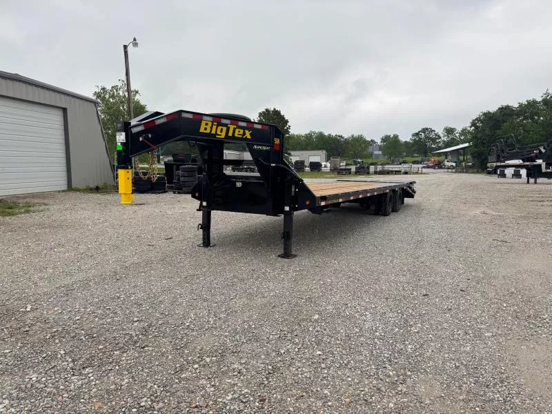 2026 102x25 25.9K Big Tex 25GN w/ 14ply Tires/ Max Ramps/ Two-Speed Jacks