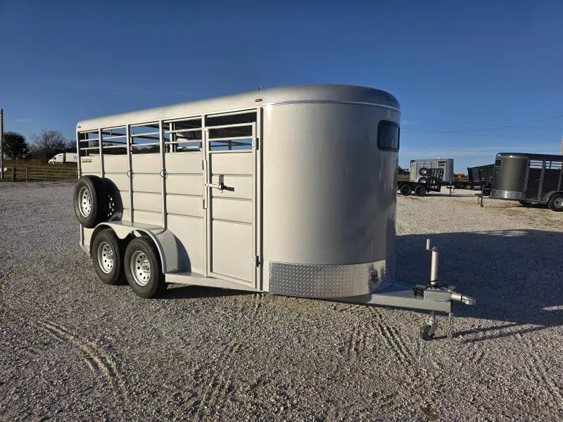 2026 CALICO 16' BUMPER STOCK TRAILER Stock / Stock Combo Trailer