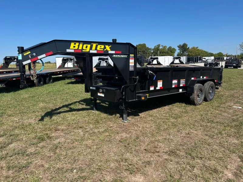 2026 Big Tex 83x16 Tandem 15.9K GN Telescopic Dump w/ 2' Sides