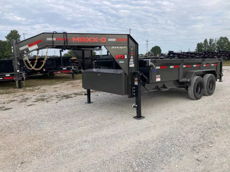 2026 MAXX-D 83X14 TANDEM 18K GN TELESCOPIC DUMP W/ 2' SIDES, 7GA FLOOR, SLIDE IN RAMPS & WIRELESS REMOTE