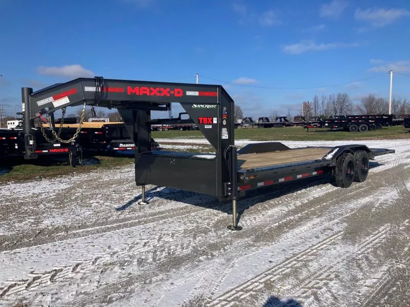 2026 MAXX-D 102X24 TANDEM 18K GN FULL TILT W/ DRIVE OVER FENDERS, HYDROJACKS, WINCH PLATE & WIRELESS REMOTE