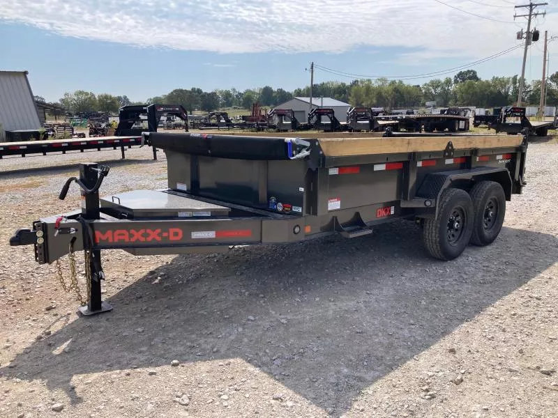 2026 MAXX-D 83X14 TANDEM 14K DUMP W/ 18" SIDES, SLIDE IN RAMPS & TARP