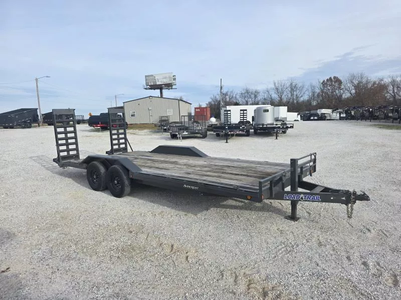 2020 Load Trail 102 X 22 TANDEM CH W / CHANNEL FRAME & STAND UP RAMPS 