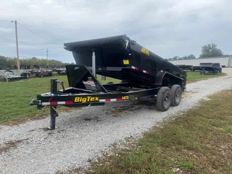 2026 Big Tex 14TD 83x14 Telescopic Dump Trailer W/2' Sides