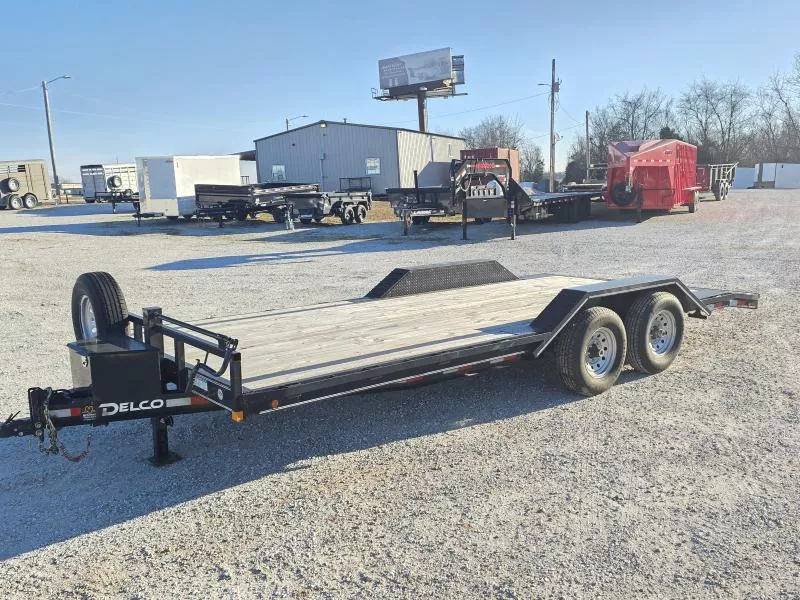 2021 102x20 14K Delco w/ Drive Over Fenders/ 2' Dove/ Slide Out Ramps