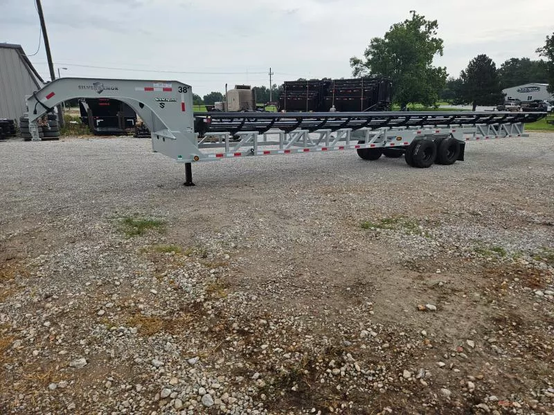 2026 Silver Armor 38' DUAL Row Hay Trailer w/ Hydraulic Jack & Wireless Remote
