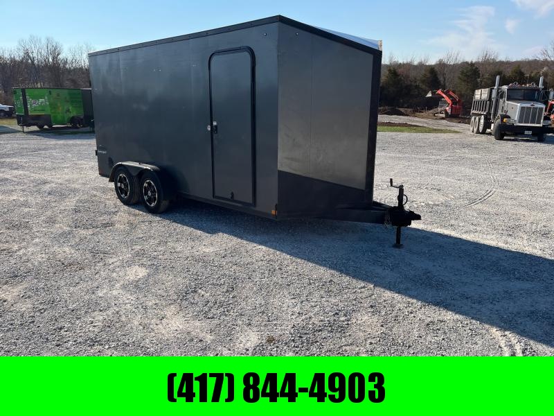 2021 Impact 7 X 16 CARGO TRAILER W/ BLACKOUT PKG. & ALUMINUM WHEELS 2021 Impact 7 X 16 CARGO TRAILER W/ BLACKOUT PKG. & ALUMINUM WHEELS