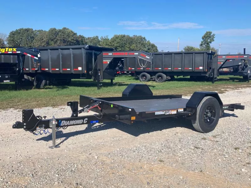 2026 Diamond C 77X12 SINGLE 7K SICSSOR HAULER W/ STEEL FLOOR & 14 PLY TIRES