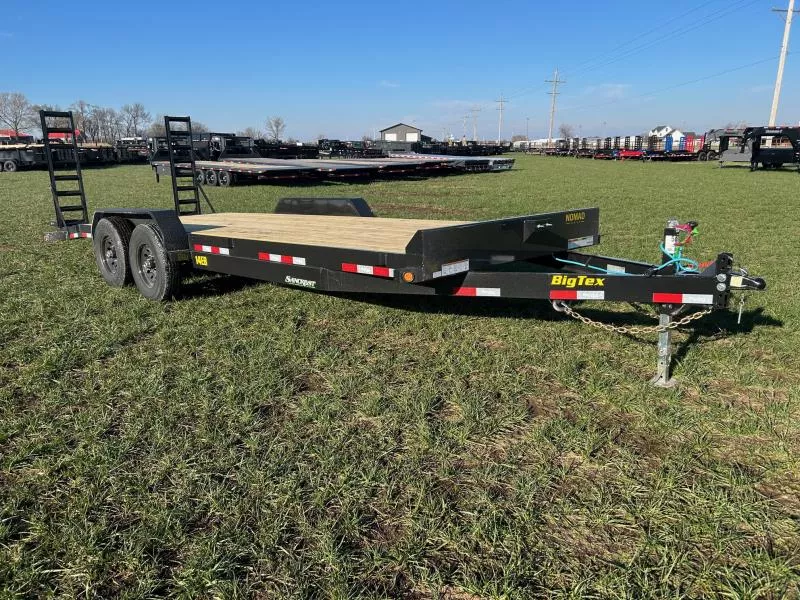 2026 Big Tex 83x22 Tandem 14K Equipment Trailer w/ Standup Ramps