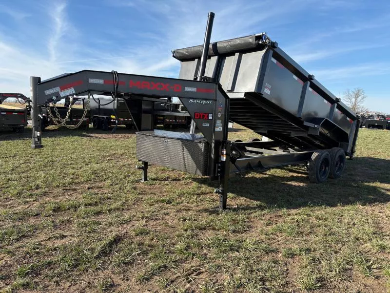 2026 MAXX-D 83x16 Tandem 18K GN Telescopic Dump Trailer W/ 3' Sides & Wireless Remote