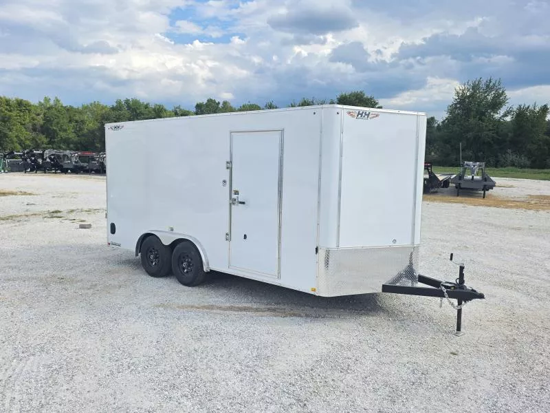 2025 H and H 8x16 Tandem 10K Cargo w/ Ramp Door & 7' Interior Height