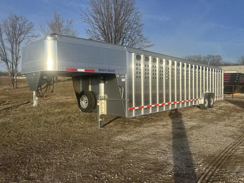 2027 EBY EBY RUFF NECK GN 8X32 2-10K AXLES 8X32 Stock / Stock Combo Trailer