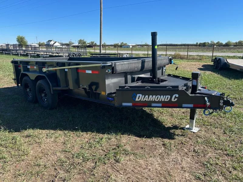 2026 Diamond C 83x14 Tandem 14.9K Telescopic Dump w/ Long Arm Tarp