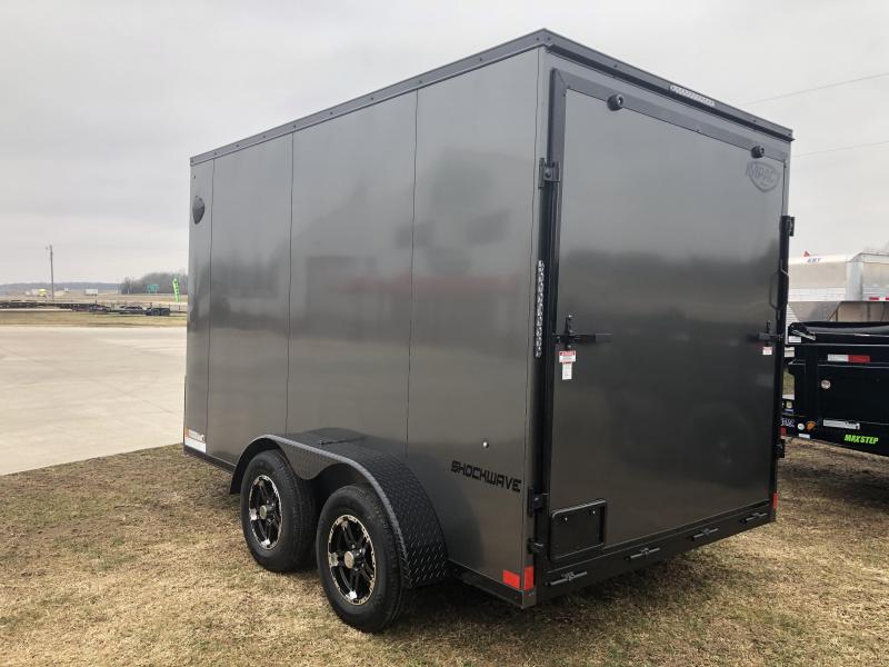 2022 Impact Trailers 7x12 Tandem Shockwave Enclosed Cargo Trailer
