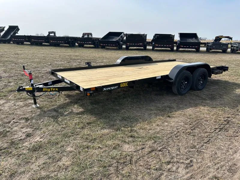 2026 Big Tex 83x18 Tandem 6K Carhauler w/ Slide In Ramps