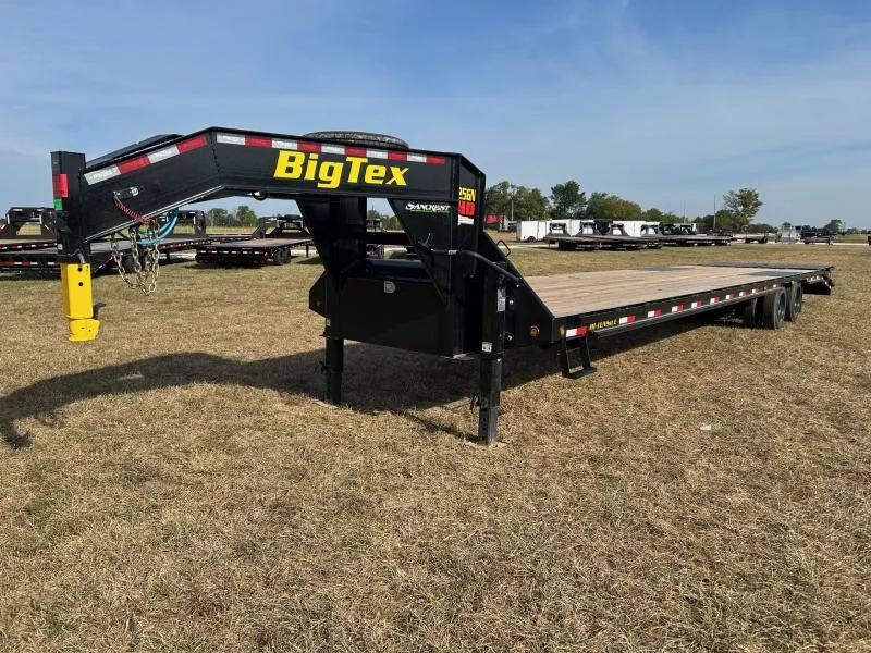 2026 Big Tex 102x40 Tandem 25.9K GN Flatbed w/ Mega Ramps, 2-Speed Jacks & 17.5 wheels w/ 16 Ply Tires