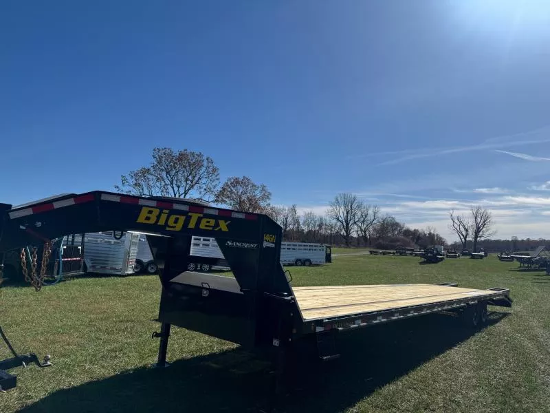 2026 Big Tex 102x40 Tandem 15.9K GN 5FT DOVE STAND UP RAMPS