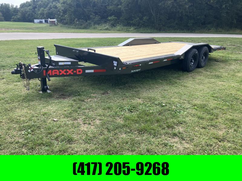 2024 MAXXD 102x22 Tandem 14K Power Tilt w/ Drive Over Fenders