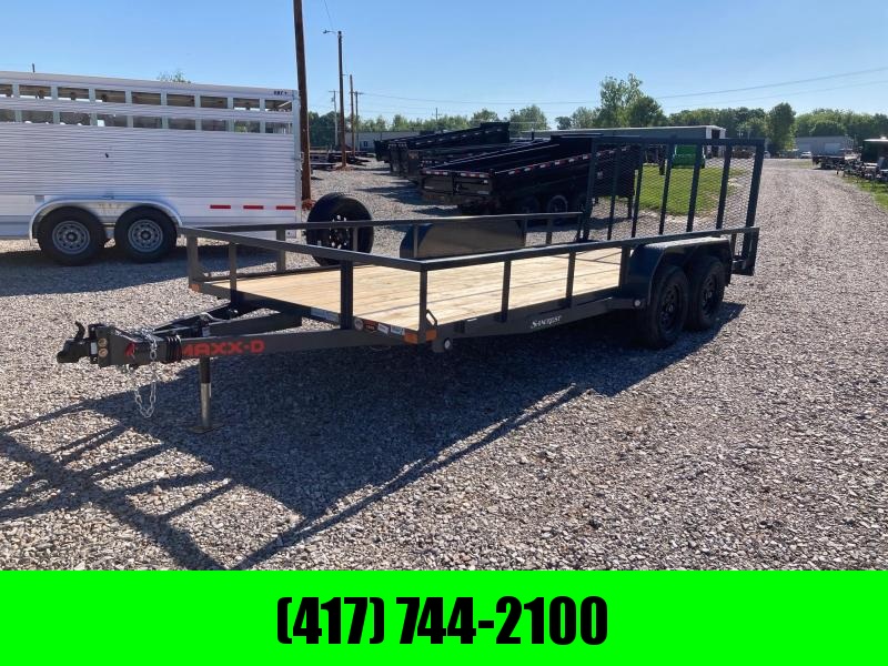 2022 MAXXD 83X18 TANDEM 7K UTILITY W/ 4' FOLD GATE 2022 MAXXD 83X18 TANDEM 7K UTILITY W/ 4' FOLD GATE