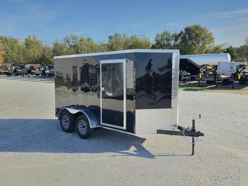 2026 ROCK SOLID 6X12 TANDEM 7K CARGO W/6' HEIGHT & RAMP DOOR