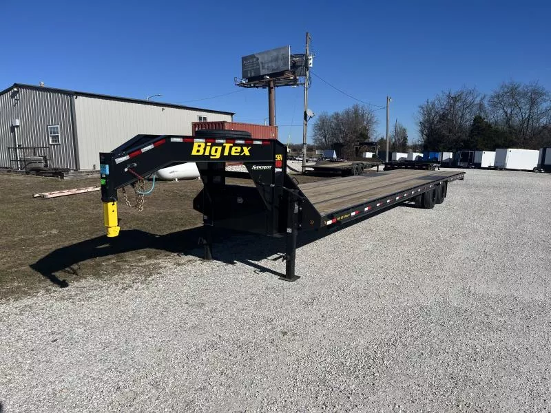 2026 Big Tex 102x40 Tandem 25.9K GN w/ Slide Out Ramps, 2-Speed Jacks 14PLY Tires 