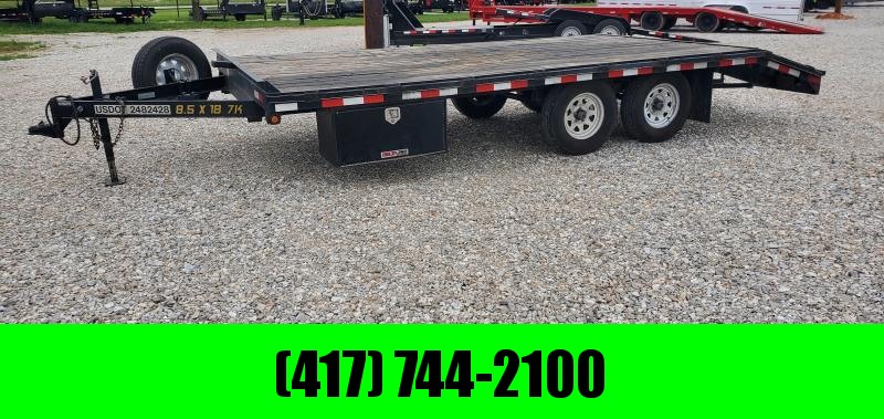 2010 DooLitttle 102X18 TANDEM 7K DECKOVER W/3' DOVE & SPARE 2010 DooLitttle 102X18 TANDEM 7K DECKOVER W/3' DOVE & SPARE