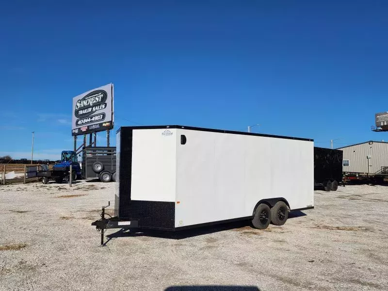 2026 Rock Solid 8.5x20 Tandem 10K Cargo w/ 7' Interior Height & Ramp Door