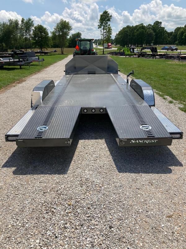 2021 MAXXD 83X20 TANDEM 10K CARHAULER W/ ROCK SHIELD, TOOLBOX, WINCH