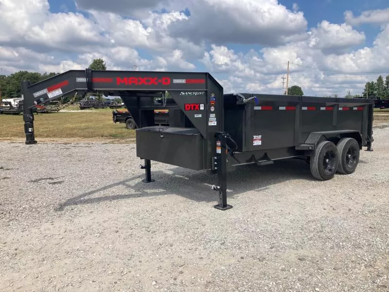2026 MAXX-D 83X14 TANDEM 18K GN TELESCOPIC DUMP W/ 3' SIDES, 7GA FLOOR, SLIDE IN RAMPS & WIRELESS REMOTE