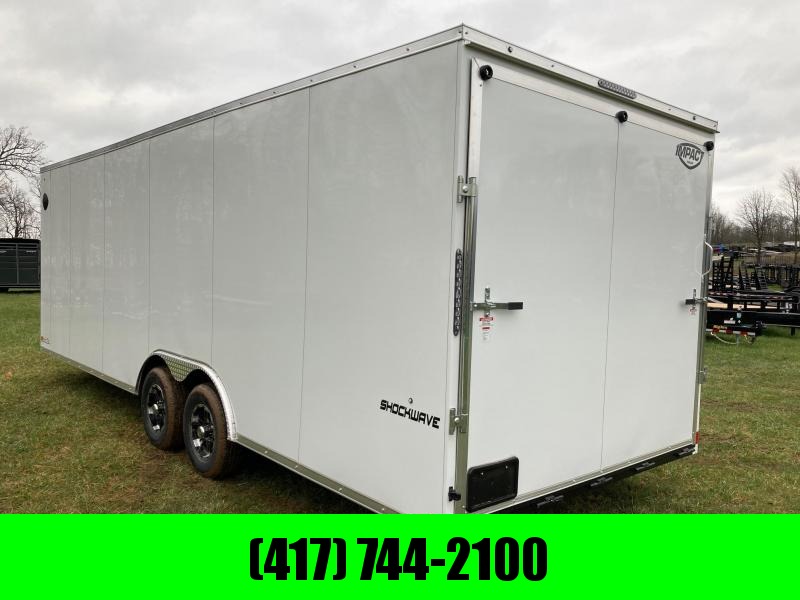 2023 Impact 8.5X24 TANDEM 10K CARGO W/ SCREWLESS SIDES & FLOW THRU VENTS 2023 Impact 8.5X24 TANDEM 10K CARGO W/ SCREWLESS SIDES & FLOW THRU VENTS