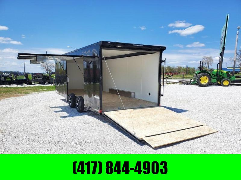 2021 Impact 8.5X24 TANDEM 10K ALL ALUMINUM SHOCKWAVE BLACKOUT CARGO W/EXTREME DOOR & 7' HEIGHT 2021 Impact 8.5X24 TANDEM 10K ALL ALUMINUM SHOCKWAVE BLACKOUT CARGO W/EXTREME DOOR & 7' HEIGHT