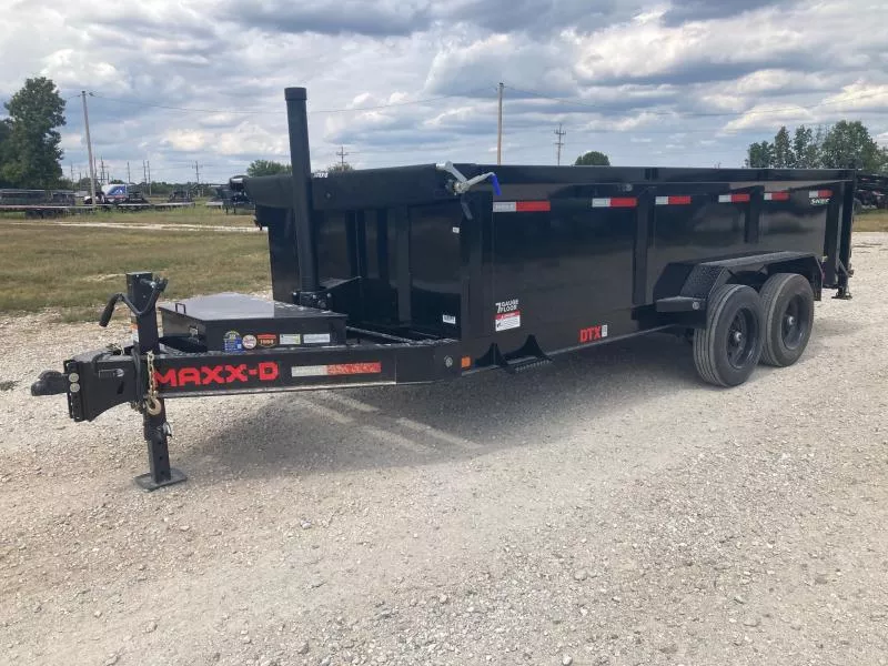 2026 MAXX-D 83X16 TANDEM 16K TELESCOPIC DUMP W/ 3' SIDES, SLIDE IN RAMPS & 7GA FLOOR