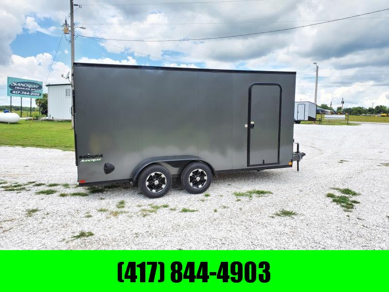 2021 Impact Trailers 7X16 CHARCOAL BLACKOUT CARGO 2021 Impact Trailers 7X16 CHARCOAL BLACKOUT CARGO
