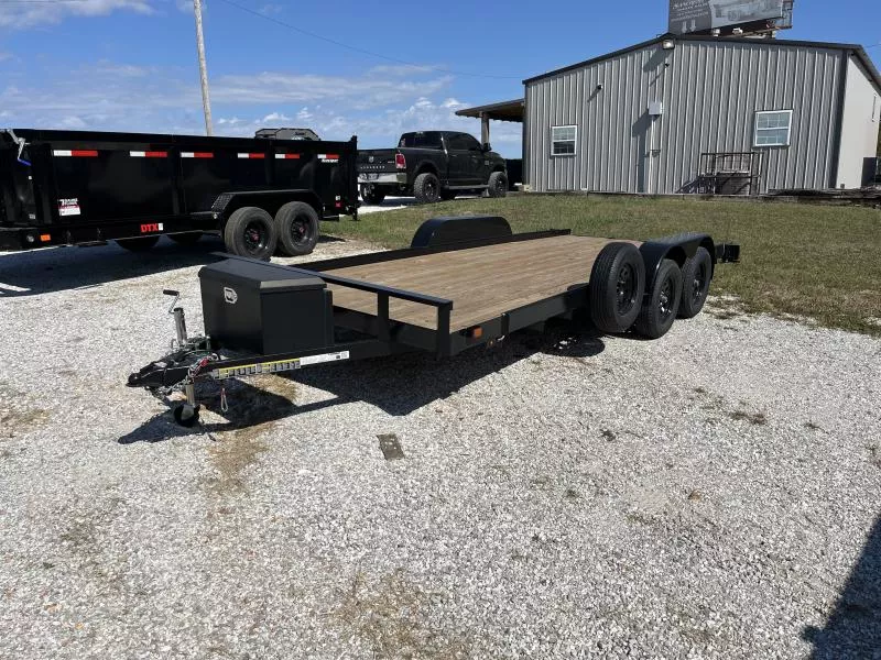 2025 80x18 7K Patriot Carhauler w/ Slide Out Ramps/ Spare Tire