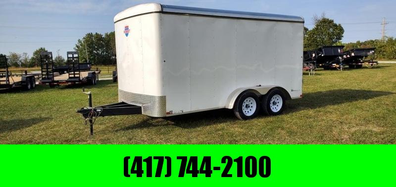 2018 COTC 7X14 TANDEM 7K ROUND TOP CARGO W/BARN DOORS (LIKE NEW) 2018 COTC 7X14 TANDEM 7K ROUND TOP CARGO W/BARN DOORS (LIKE NEW)